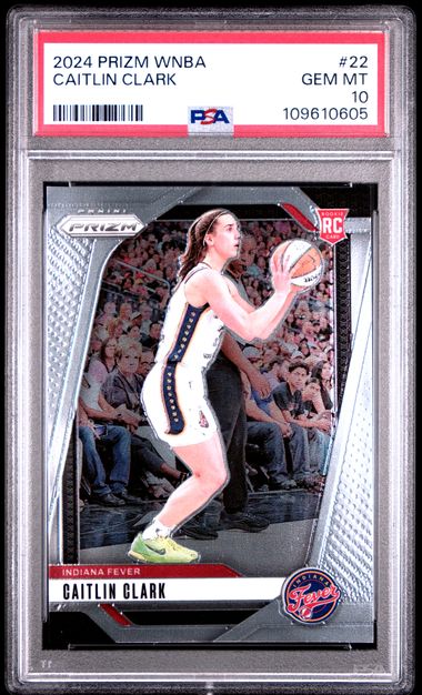 2024 Panini Prizm Wnba Caitlin Clark #22 Gem Mt 10 front