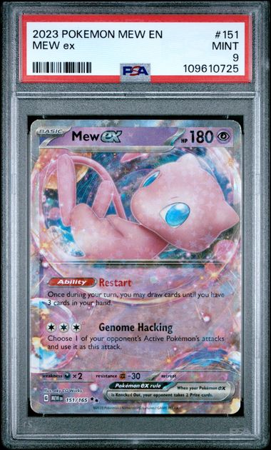 2023 Pokemon Mew En-151 Mew Ex #151 Mint 9 front