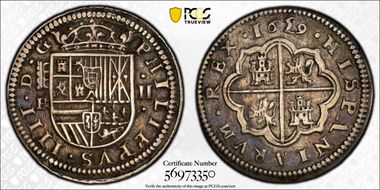 1659/29-BR 2 R Calico-967 Segovia AU50