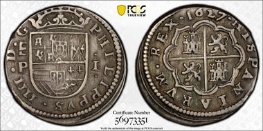 1627-P Real Calico-784 Segovia AU53
