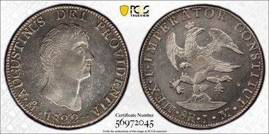 1822-Mo JM 8 R KM-310 Iturbide MS62