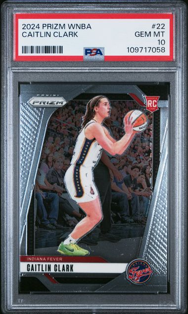 2024 Panini Prizm Wnba Caitlin Clark #22 Gem Mt 10 front