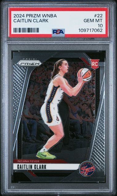 2024 Panini Prizm Wnba Caitlin Clark #22 Gem Mt 10 front