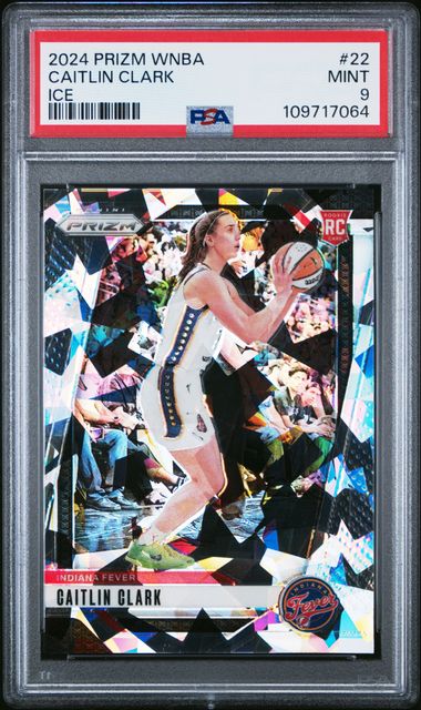 2024 Panini Prizm Wnba Caitlin Clark #22 (Ice) Mint 9 front