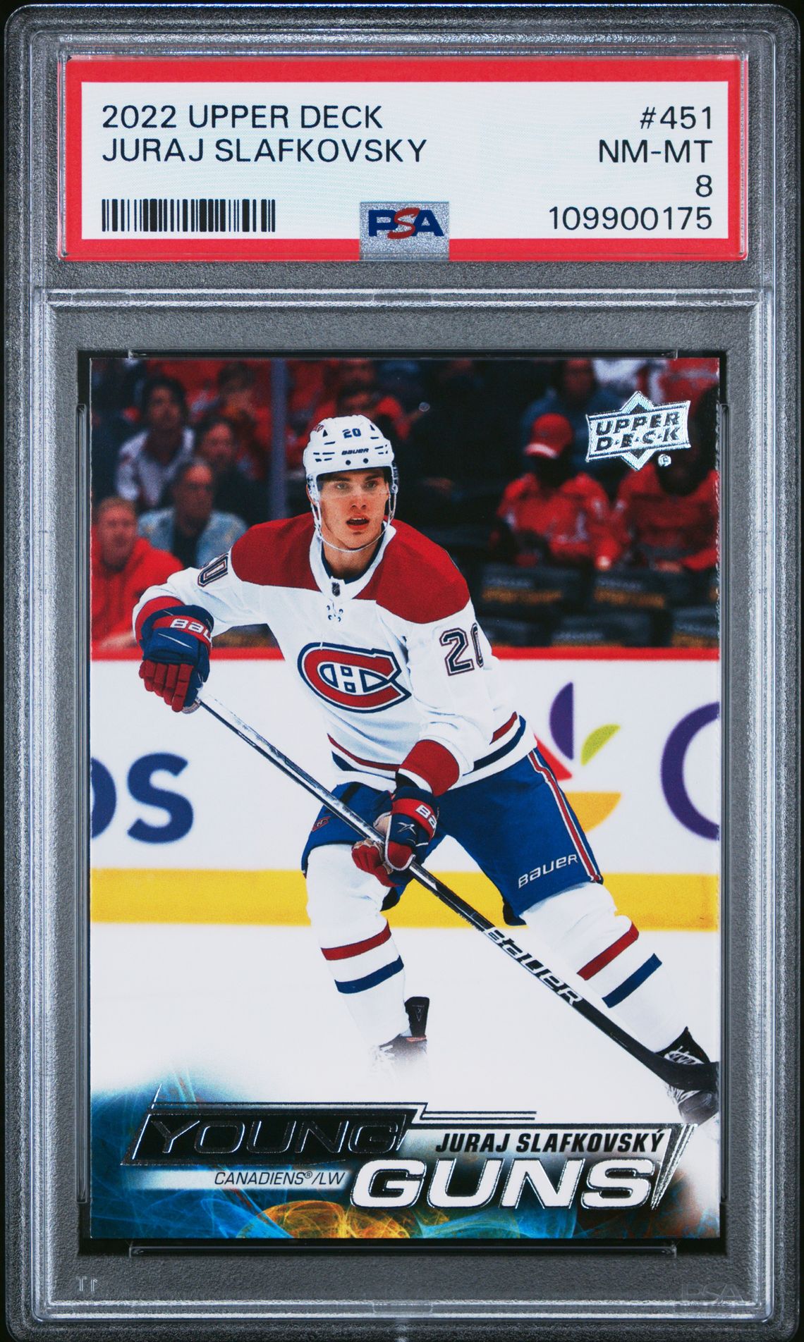 2022 Upper Deck Juraj Slafkovsky #451 Nm-Mt 8 front