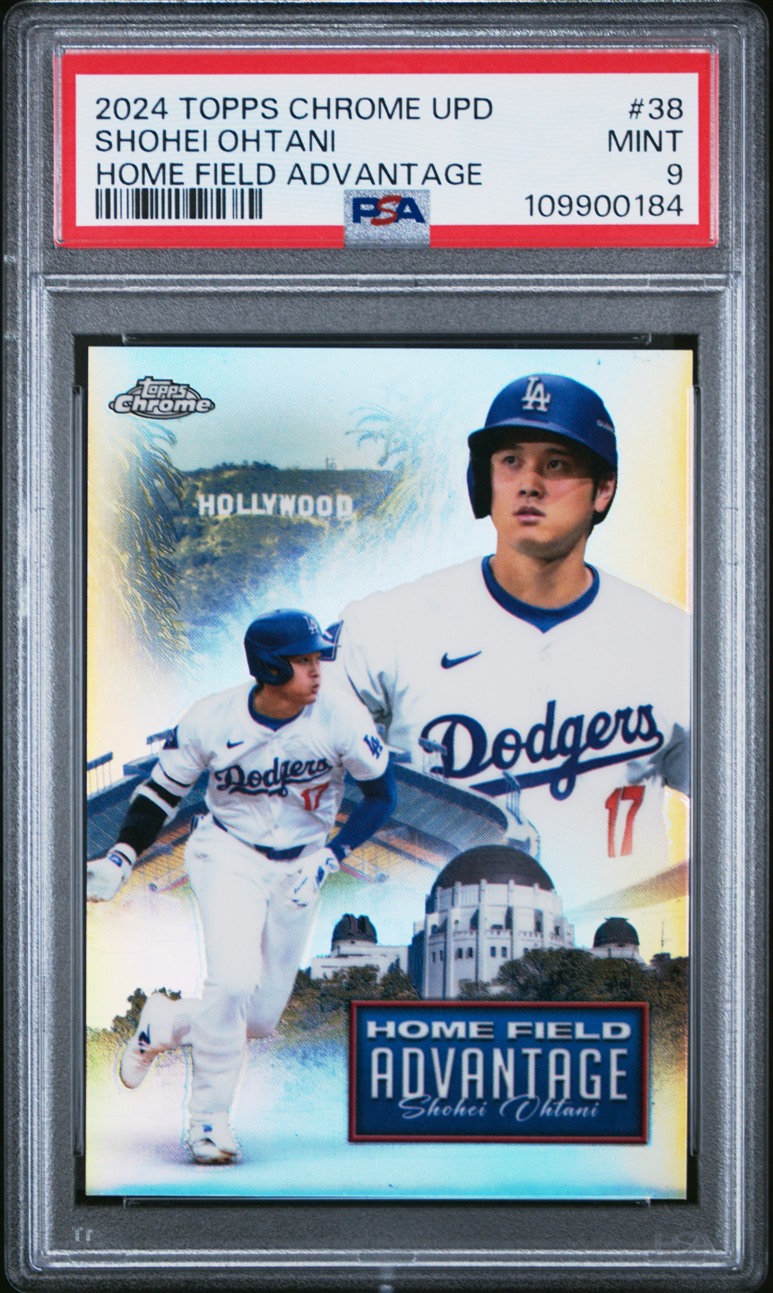 2024 Topps Chrome Update Home Field Advantage Shohei Ohtani #38 Mint 9 back