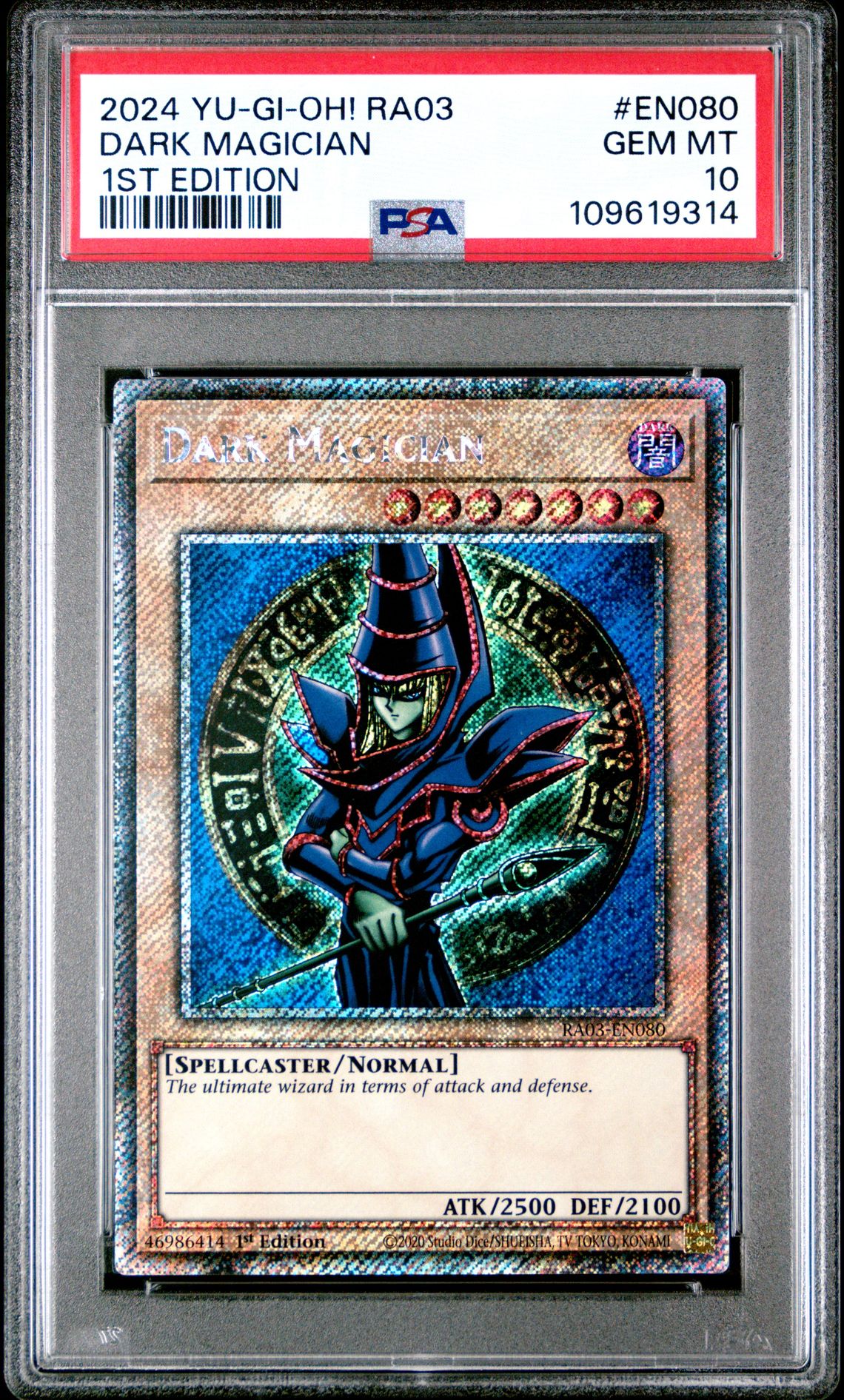2024 Yu-Gi-Oh! YU-GI-OH! RA03-QUARTER CENTURY BONANZA 1st Edition #EN080 Dark Magician front