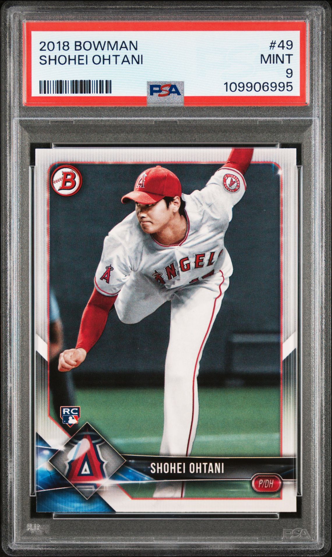 2018 Bowman Shohei Ohtani #49 Mint 9 front