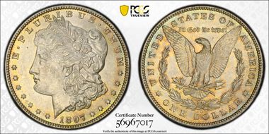 1897-O $1 MS62