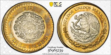 2021-Mo 10 Peso MS66