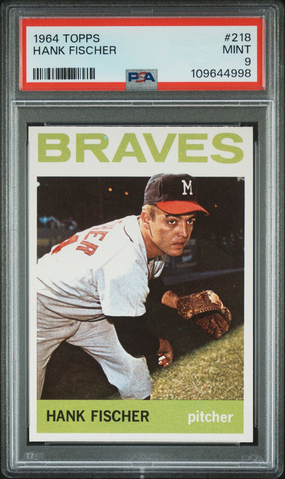 1964 Topps TOPPS #218 Hank Fischer front