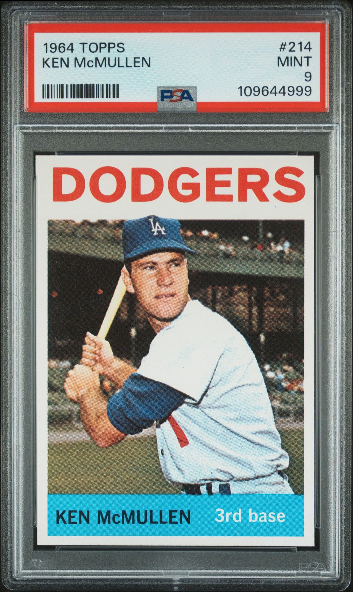 1964 Topps TOPPS #214 Ken Mcmullen front