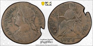 1788 CT 1/2P DB Left, Miller 16.3-N VF20BN