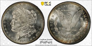 1878-S $1 MS62