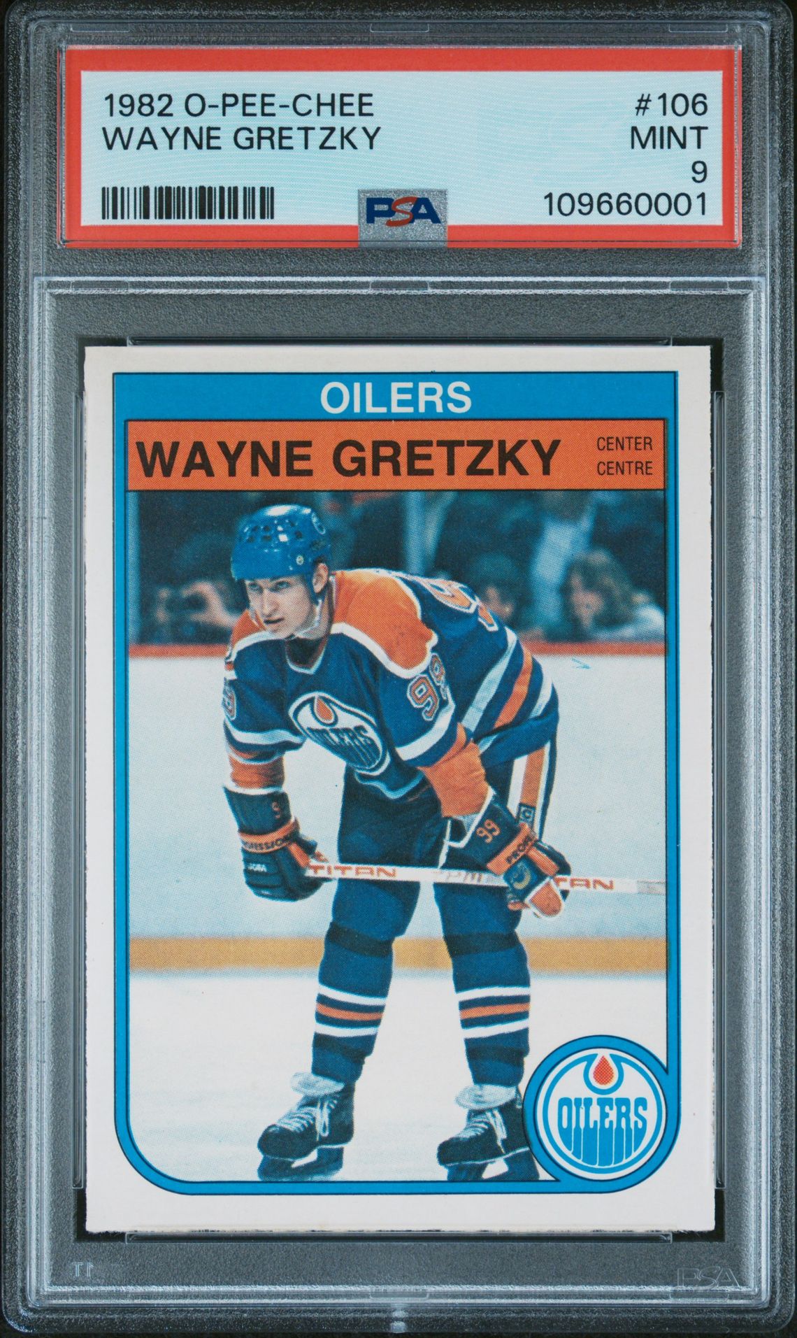 1982 Upper Deck O-Pee-Chee #106 Wayne Gretzky front