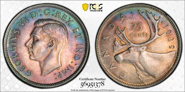 1939 25C MS63