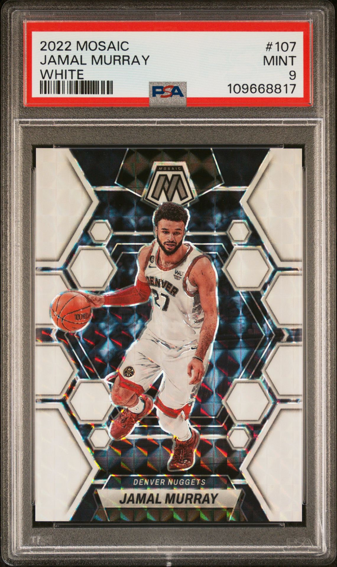 2022 Panini PANINI MOSAIC WHITE #107 Jamal Murray front