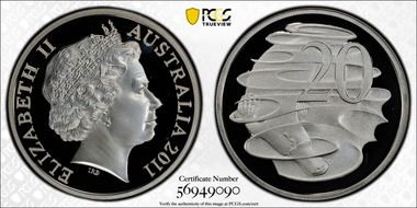 2011 20C Silver PR69DCAM