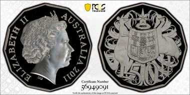 2011 50C Silver PR69DCAM