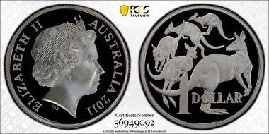2011 $1 Silver PR69DCAM