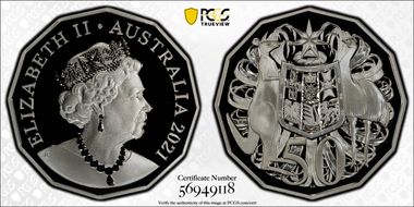 2021 50C Silver PR69DCAM