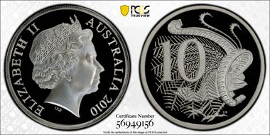 2010 10C Silver PR70DCAM