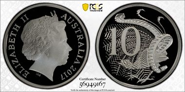 2017 10C Silver PR70DCAM