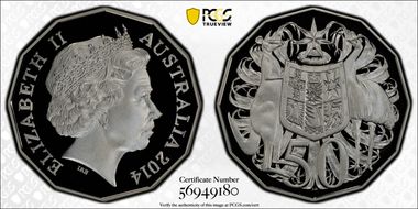 2014 50C Silver PR70DCAM