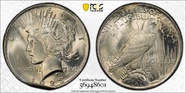 1923 $1 MS64
