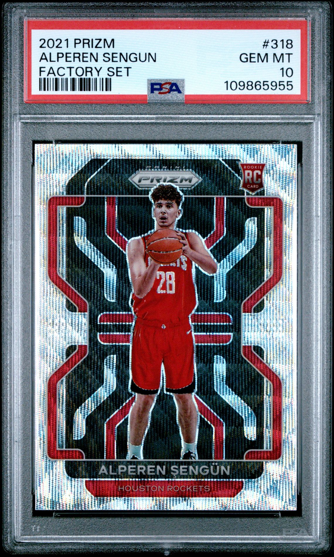 2021 Panini PANINI PRIZM FACTORY SET #318 Alperen Sengun front