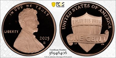 2025-S 1C Shield First Strike PR69DCAM