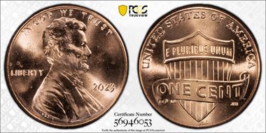 2023 1C Shield, Extra "V" MS66RD