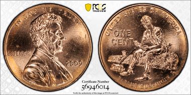 2009 1C Lincoln-Formative Years DDR, FS-808 MS65RD