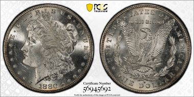 1880-S $1 MS63