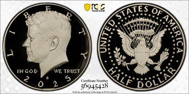 2025-S 50C First Strike PR70DCAM