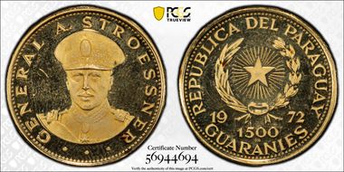 1972 1500 G General Alfredo Stroessner PR65DCAM