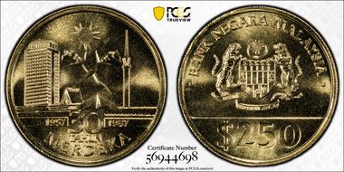 1987 250 Rin 30th Ann. Independence MS69
