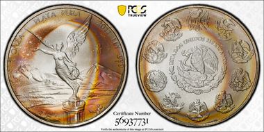 2011-Mo Onza Libertad Ag MS68