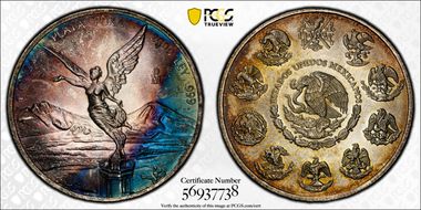 2000-Mo Onza Libertad Ag MS67
