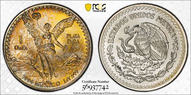 1994-Mo Onza Libertad Ag MS68