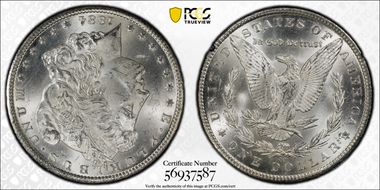 1884-CC $1 GSA Hoard MS64
