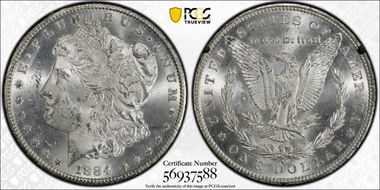 1884-CC $1 MS62