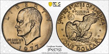 1977-D $1 MS67