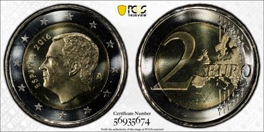 2016-M € 2 MS64