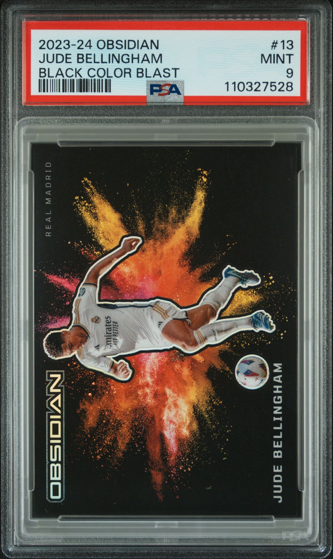 2023 Panini PANINI OBSIDIAN BLACK COLOR BLAST #13 Jude Bellingham front