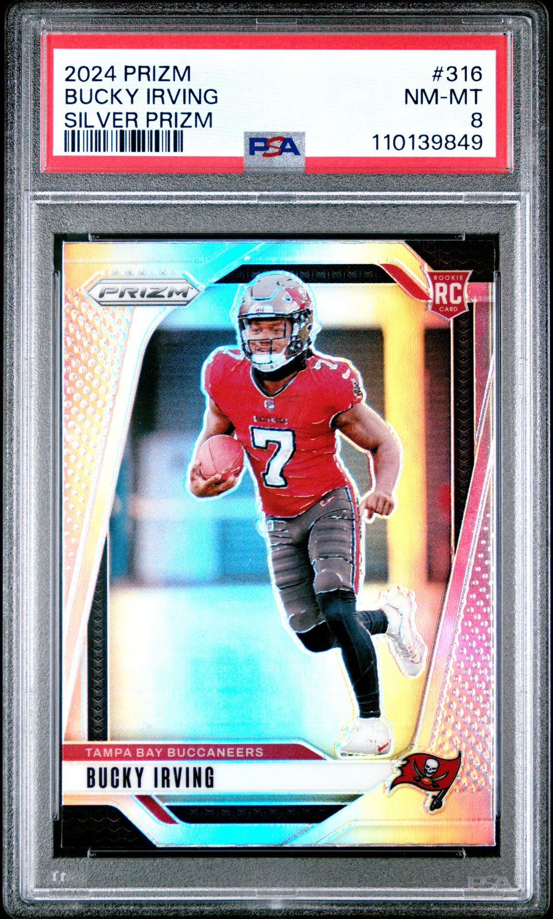 2024 Panini PANINI PRIZM SILVER PRIZM #316 Bucky Irving front