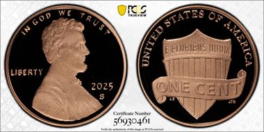 2025-S 1C Shield First Strike PR69DCAM