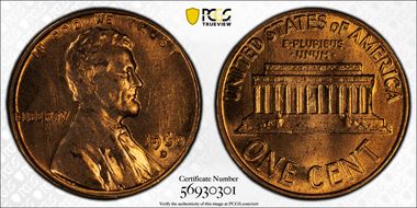 1960-D 1C Small Date MS65RD