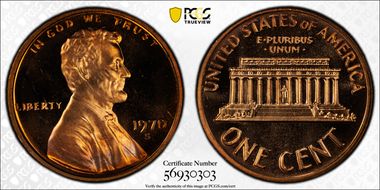 1970-S 1C Large Date PR66CAM