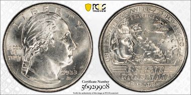 2023-P 25C Bessie Coleman MS64